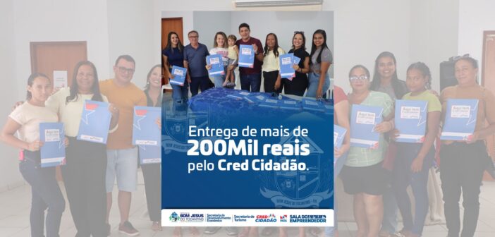 Entrega da segunda etapa de mais de 200.000,00 em crédito para Microempreendedores pelo Programa do Estado CRD CIDADÃO.